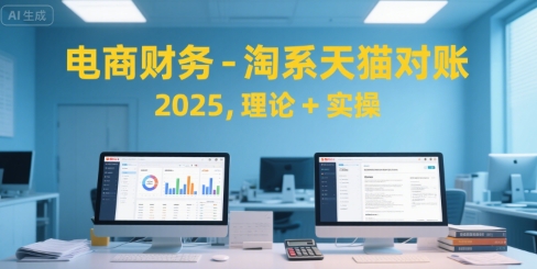 电商财务:淘系天猫2025年对账实操指南-网赚项目资源库