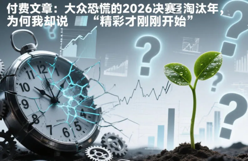 2026年决赛淘汰年:为何我预测精彩才刚刚开始?-网赚项目资源库