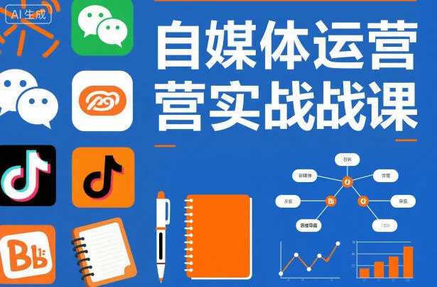 自媒体运营实战课程：掌握系统化内容创作与管理，成为优秀创作者-网赚项目资源库