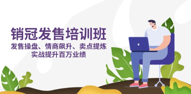 销冠发售培训班：操盘、情商提升与卖点提炼，实战助力百万业绩增长-网赚项目资源库