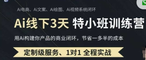 AI实操培训第20-21期线下教程：0基础保姆级教程，3月最新整理，助力企业获客、降本增效、打造超级个体-网赚项目资源库