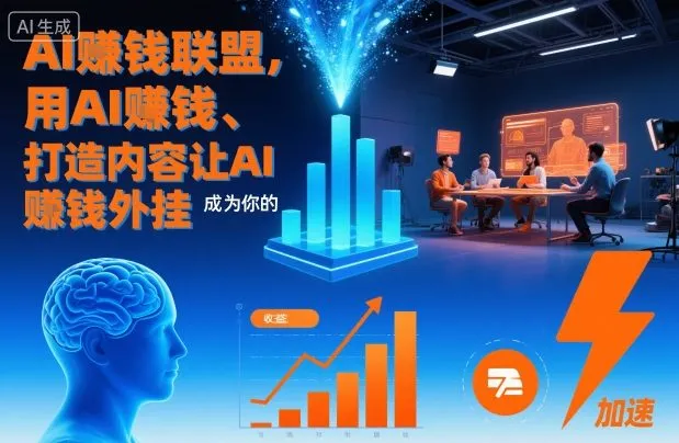 AI赚钱联盟:利用AI赚钱,打造内容让AI成为你的赚钱外挂-网赚项目资源库
