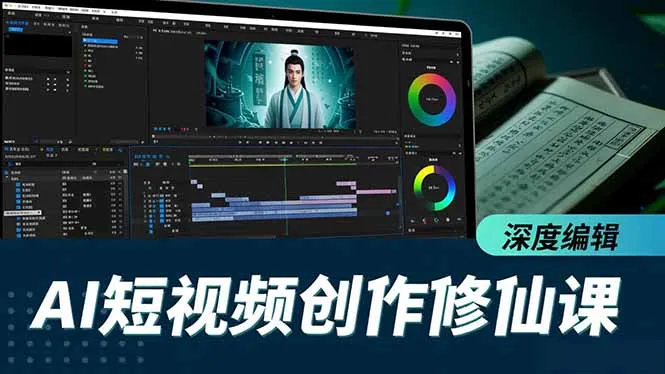 AI短视频创作修仙课：炼气至金仙，爆款复刻与深度编辑技巧全解析-网赚项目资源库