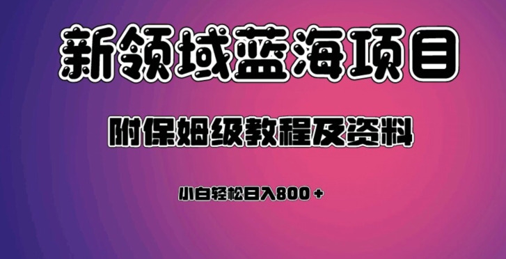 虚拟资源蓝海项目：日入800+，保姆级教程与资料大放送-网赚项目资源库