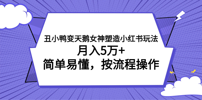 （7604期）小红书月入5万+：揭秘丑小鸭变天鹅的女神养成术-网赚项目资源库