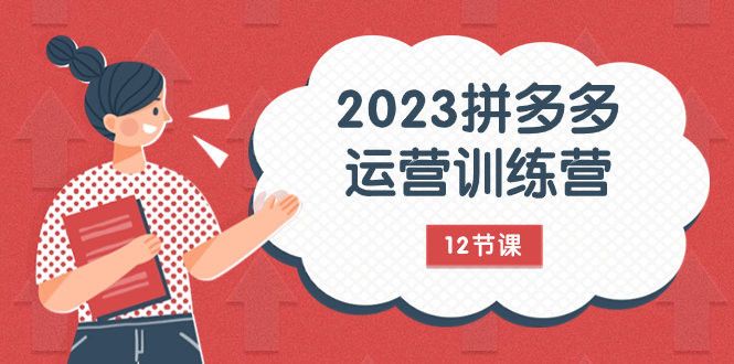2023拼多多运营训练营:揭秘流量底层逻辑,12节课程免费+付费流量玩法-网赚项目资源库