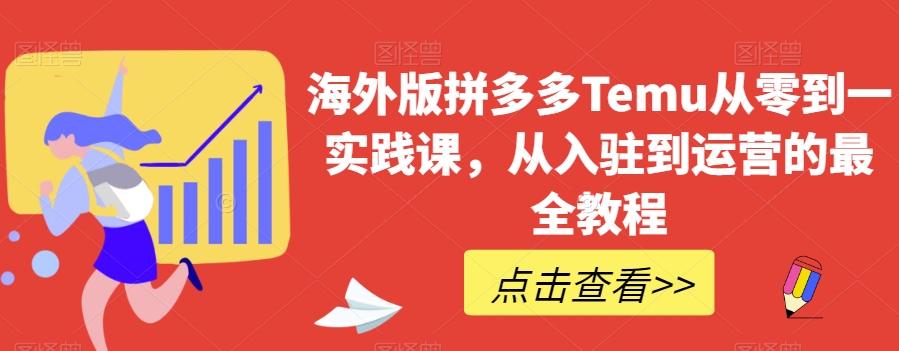 Temu海外版拼多多运营教程：从零到一的实战指南-网赚项目资源库