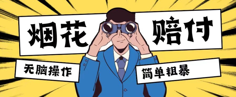 揭秘最新蓝海玩法：烟花爆竹赔付，单订单最高500元赔付技巧【无脑操作】-网赚项目资源库