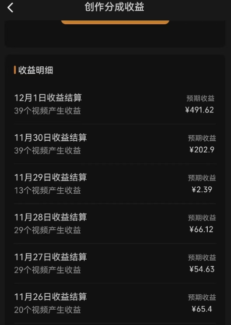 最新撸视频号作创者益收课程，测通了视频号分成计划，一天百来块