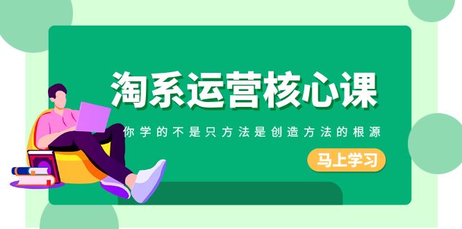 淘系运营核心课程：掌握创造方法，解锁190节高效学习资源-网赚项目资源库