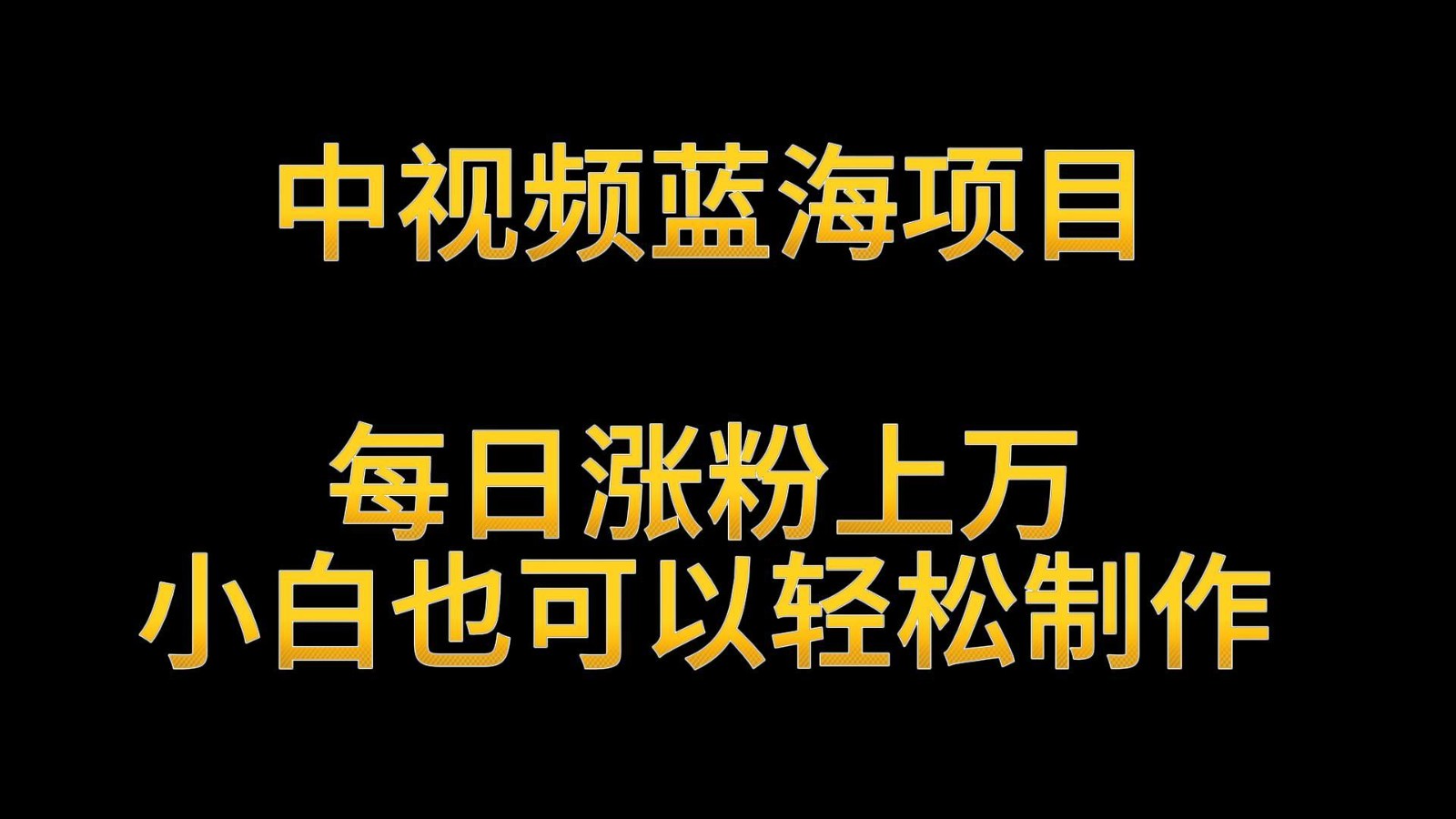中视频蓝海项目揭秘：英雄人物生平解读，每日涨粉上万，小白也能轻松制作，月入过万-网赚项目资源库