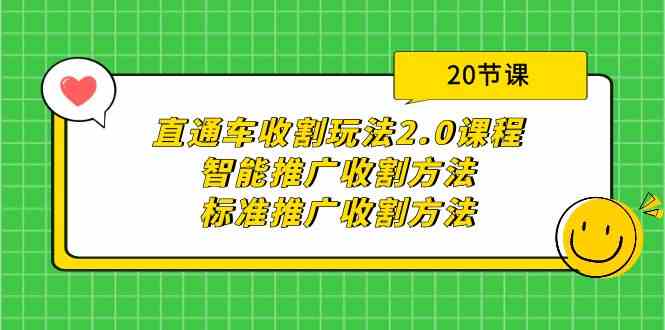 直通车收割玩法2.0课程:智能与标准推广技巧(共20课时)-网赚项目资源库