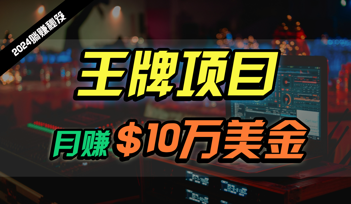 2024年最新国外挂机项目月入10万美金，无人值守可批量放大-网赚项目资源库