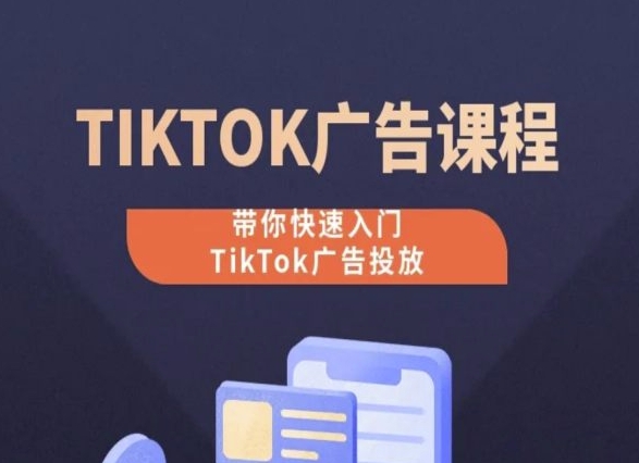TikTok广告投放实操课程：0基础到精通，快速入门TikTok广告投放-网赚项目资源库
