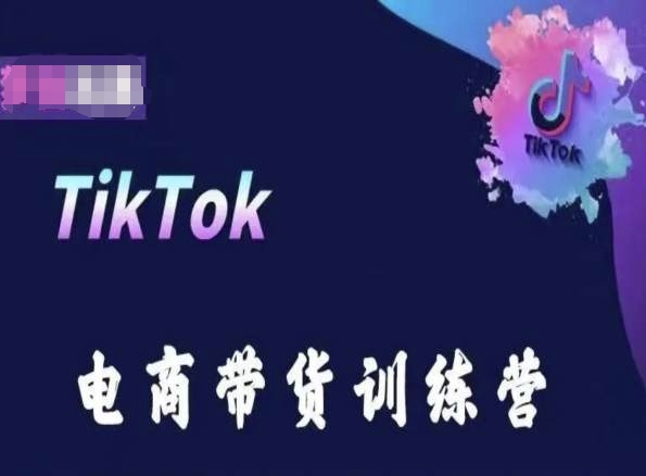 TikTok电商带货训练营：抓住时代潮流，跨境掘金-网赚项目资源库