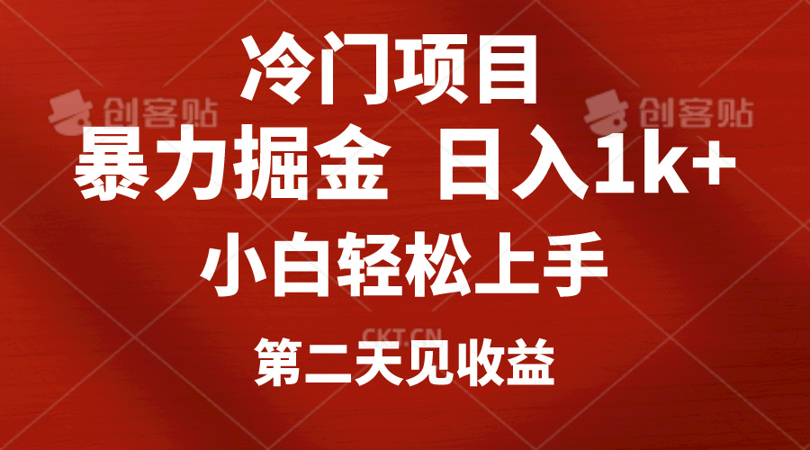 冷门项目日入1000+，软件定制头像引流教程，小白轻松上手-网赚项目资源库