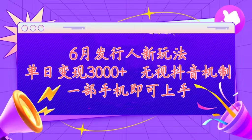 发行人揭秘：单日收益超3000，新手友好，内容实用，速看！-网赚项目资源库