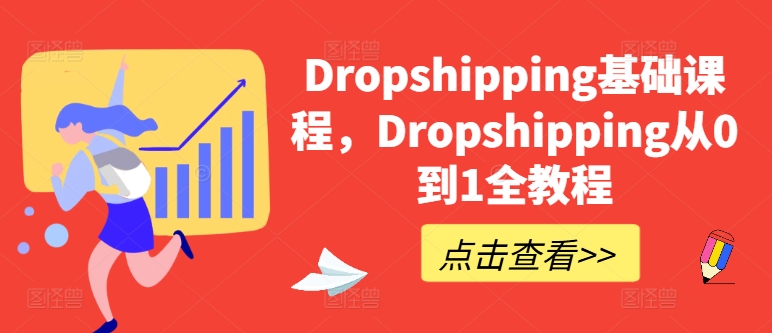 Dropshipping基础课程：从零到一的全面教程-网赚项目资源库