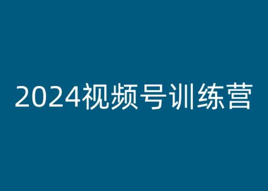 2024视频号变现攻略：视频号训练营教程-网赚项目资源库
