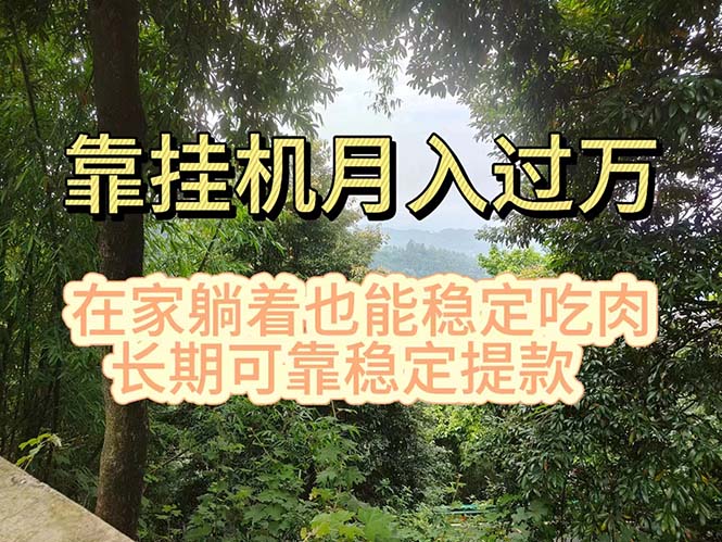 挂机赚钱，日入1000+，宝爸宝妈学生党工作室电脑轻松赚-网赚项目资源库