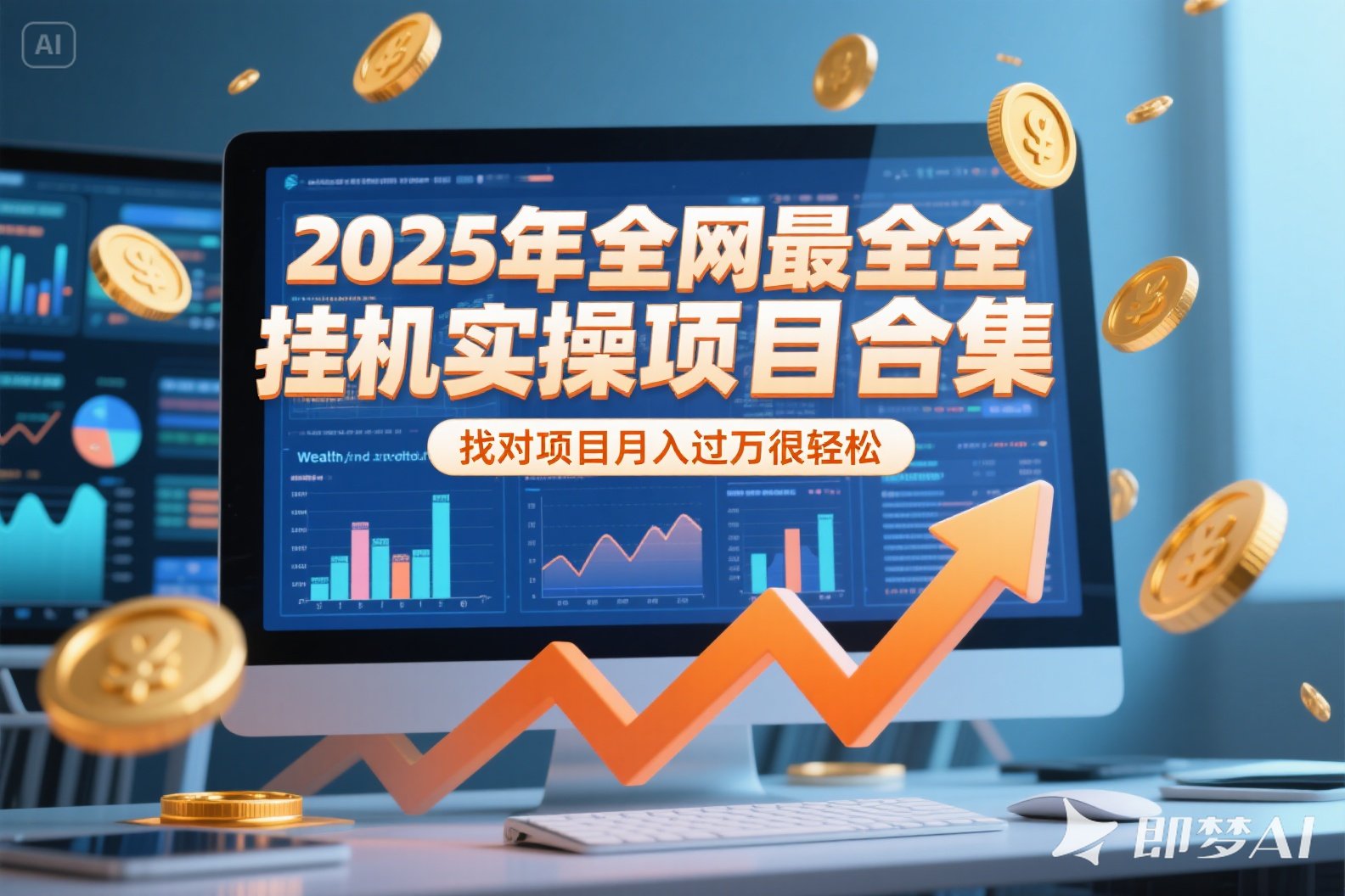 2025年AI直播挂机项目实操演练：轻资产创业指南-网赚项目资源库
