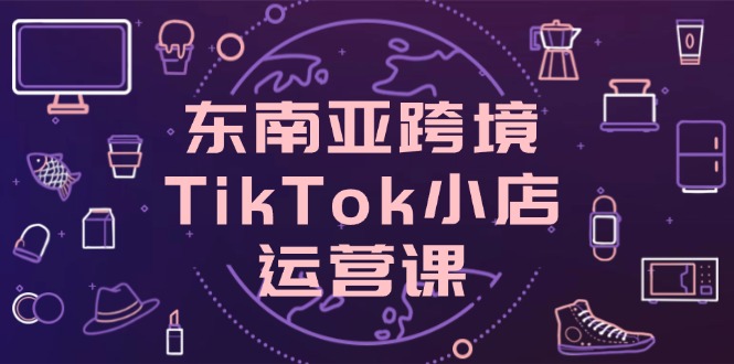 东南亚跨境TikTok小店运营课程：掌握店铺设置与流量转化技巧-网赚项目资源库