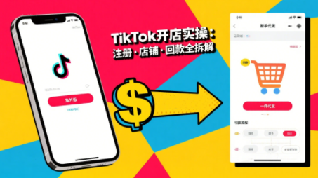 大熊跨境TikTok开店与流量提升课程-网赚项目资源库