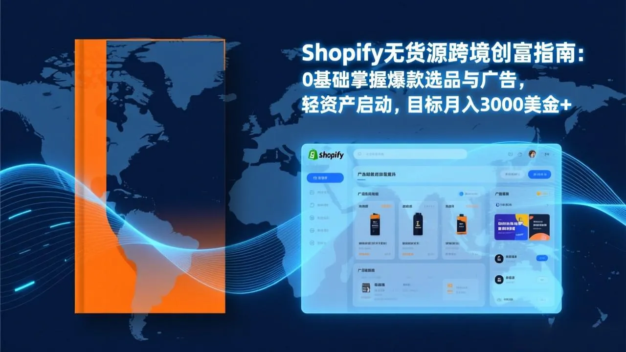 Shopify爆款策略揭秘:选品到广告,复制成功模型,月销售额破万美金-网赚项目资源库