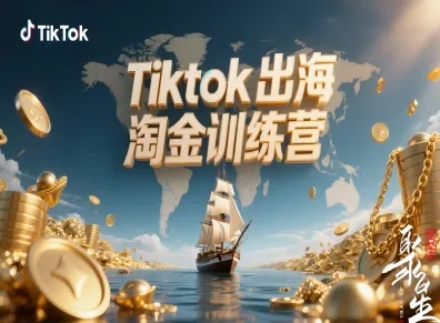 Tiktok出海淘金训练营：跨境电商TK实战变现技巧-网赚项目资源库