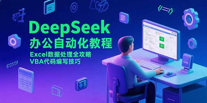 DeepSeek办公自动化教程：Excel数据处理与VBA编程技巧-网赚项目资源库