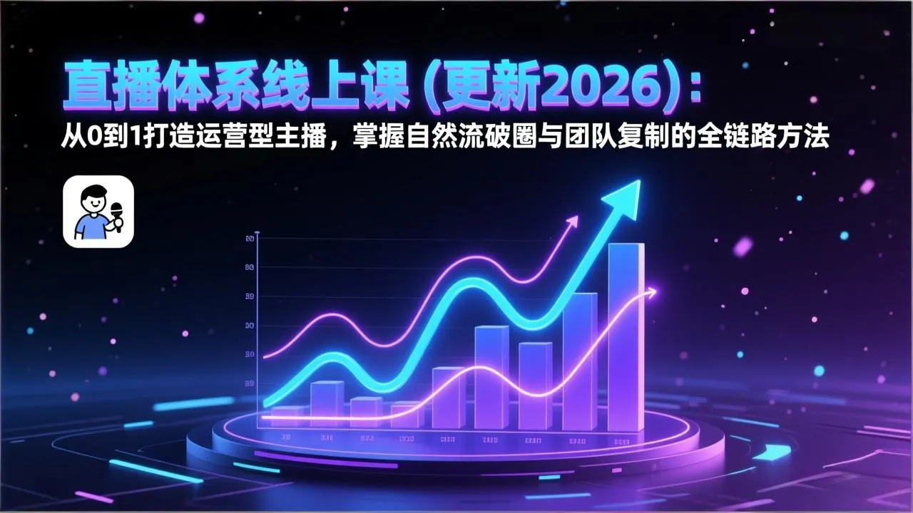 直播体系线上课(更新至2026年)-网赚项目资源库