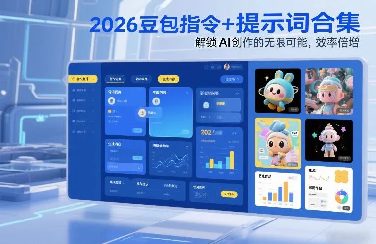 2026豆包指令+提示词合集，AI创作效率倍增-网赚项目资源库