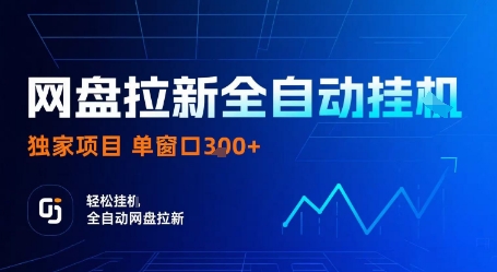 全自动网盘拉新技术揭秘：独家操作，简单高效，单窗口处理3张任务-网赚项目资源库