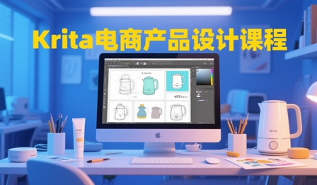 大梦老师Krita电商产品设计课程-网赚项目资源库