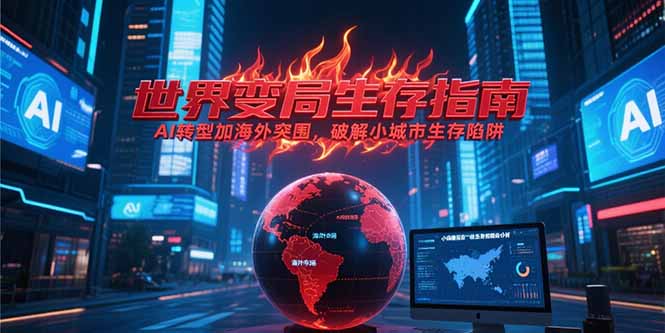 《世界变局生存指南：AI转型与海外突围，破解小城市生存陷阱》-网赚项目资源库