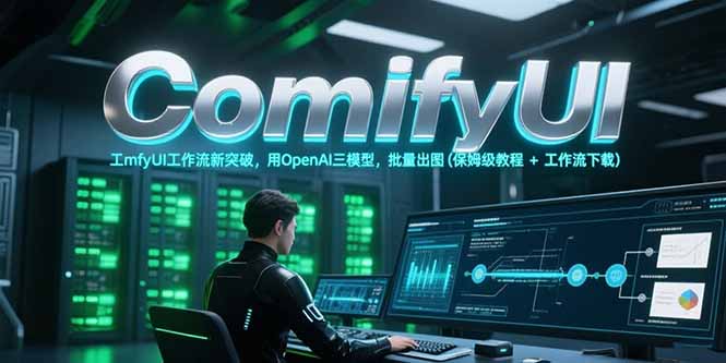 ComfyUI工作流新突破：使用OpenAI三模型批量出图教程+下载链接-网赚项目资源库