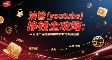 油管(youtube)赚钱全攻略：从开通广告收益到国内收款的实操指南(更新)-网赚项目资源库