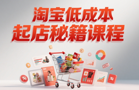 子枫老师淘宝低成本起店系统课程-网赚项目资源库