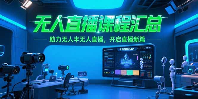 无人直播技术大全：非实时防风技术，助力半无人直播，开启新直播篇章-网赚项目资源库