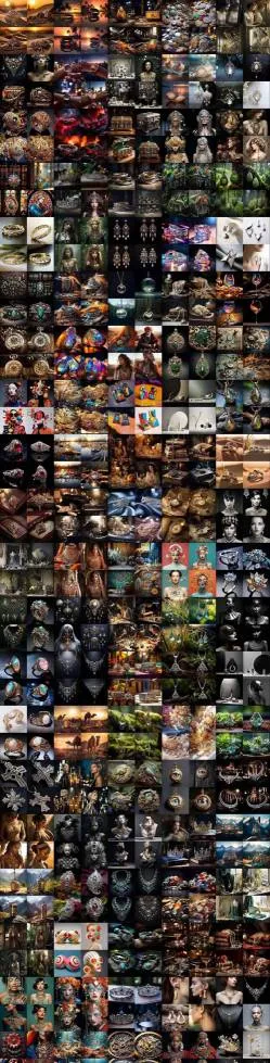 图片[4]-460+专业Midjourney珠宝摄影AI提示词戒指、项链、耳环、手链、宝石等，立即开始创作珠宝艺术-网赚项目资源库