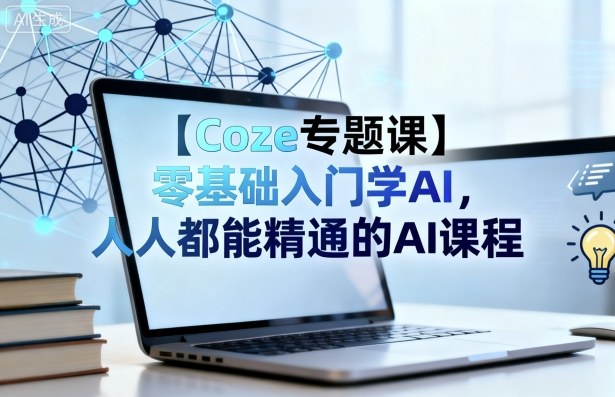 【Coze AI入门课程】零基础到精通,人人都能掌握的AI学习路径-网赚项目资源库