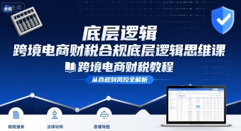 跨境电商财税合规底层逻辑课程：财稅教程-网赚项目资源库