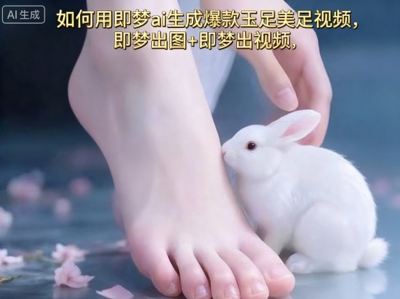 如何利用即梦AI快速制作爆款玉足美足视频,即梦出图+即梦出视频,轻松涨粉-网赚项目资源库