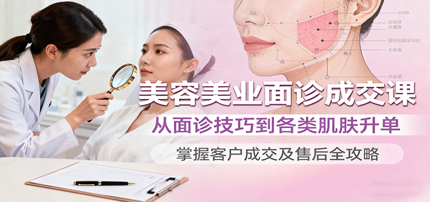 美容美业面诊成交技巧：从技巧到升单，掌握客户成交及售后全攻略-网赚项目资源库
