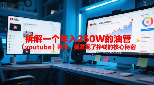 揭秘年入250万的YouTube油管账号：解锁盈利关键-网赚项目资源库