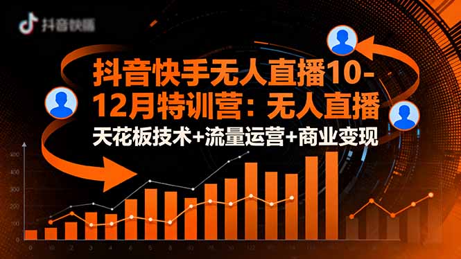 抖音快手无人直播10-12月特训营:掌握无人直播技术,提升流量与商业价值-网赚项目资源库