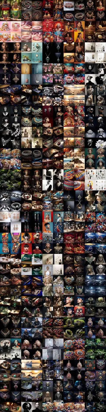 图片[11]-463个Midjourney珠宝摄影提示词：覆盖全品类，AI设计秒出专业效果-网赚项目资源库