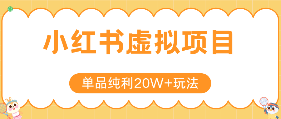 小红书虚拟电商新策略，单店纯利20W+，矩阵放大操作揭秘！-网赚项目资源库