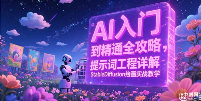 AI入门到精通全攻略：提示词工程详解与StableDiffusion绘画实战教学-网赚项目资源库