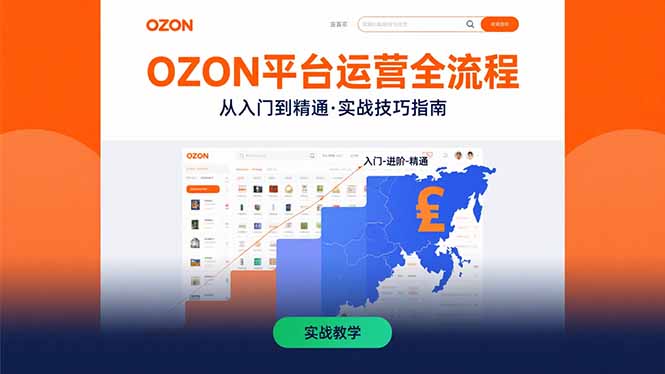 OZON平台运营全攻略：掌握从入门到精通的实战技巧-网赚项目资源库